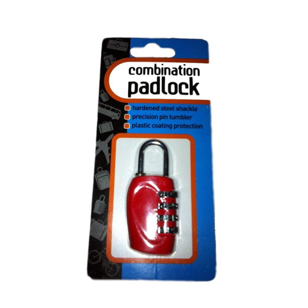 Combination Padlock Hardened Steel Shakle