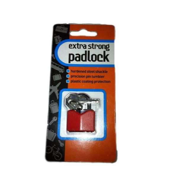 Extra Strong Pad Lock - Hardened Steel Shackle with 3 Keys