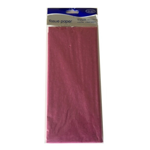 10 Sheets Acid Free Wine Tissue Paper 