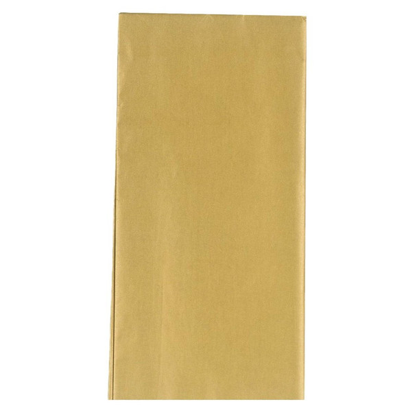 Gold Metallic Crepe Paper Folded 1.5m x 50cm