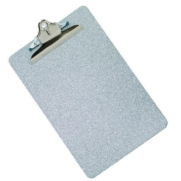 Grey Metal Foolscap Clipboards by Q-Connect