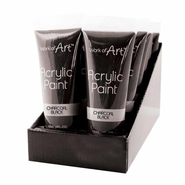 Black Acrylic Paint 120ml