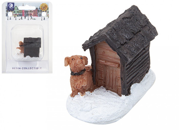 Christmas Decoration Resin Dog House