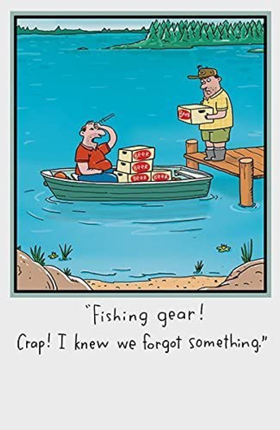 Fishing Gear Humorous Birthday Card