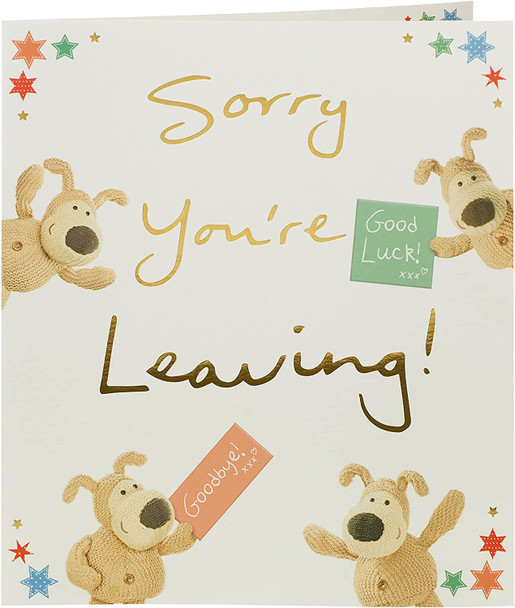 You're Leaving Boofle Waving Large Card