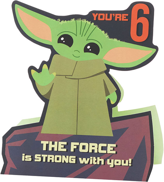 Disney The Mandalorian 6th Birthday Boy Card
