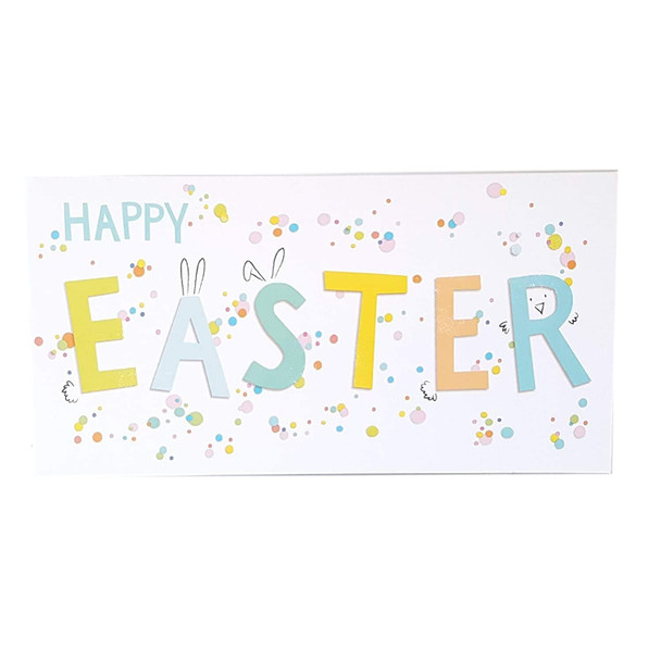 Easter Open Money Wallet Gift Present 'Make Happy' Card 