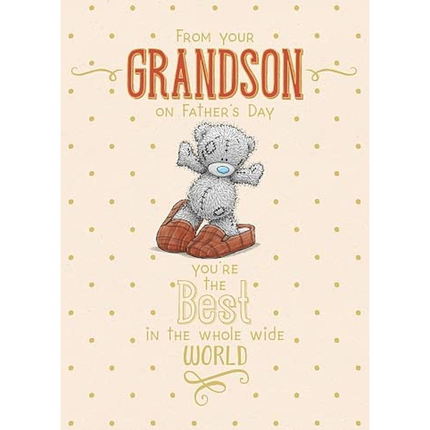 From Your Grandson on Father's Day Card