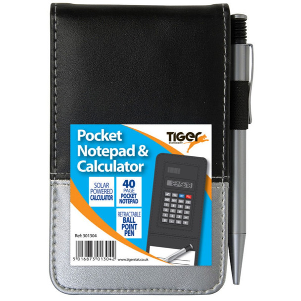 Pack of 6 Pocket NoteBooks & Calculators