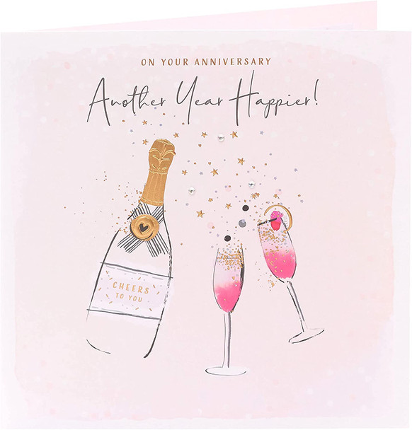 Another Year Happier Couple Anniversary Card