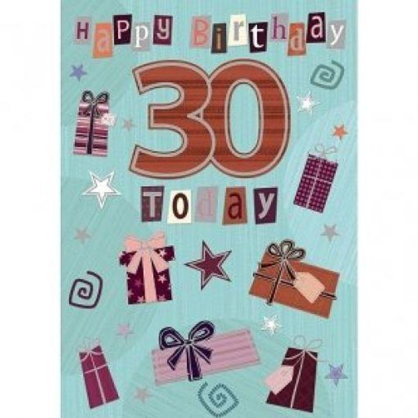 30th Birthday Card