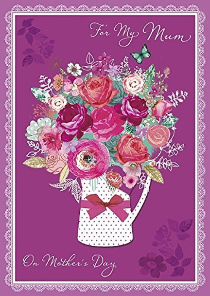 Nice Verse On Mother's Day Bouquet Of Flowers Quality Greeting Card
