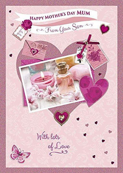 Mum From your Son Traditional Nice Verse Mother's day Greeting Card