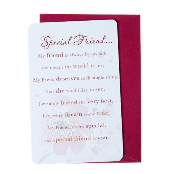 Words of Endearment Special Friend... Mini Card 