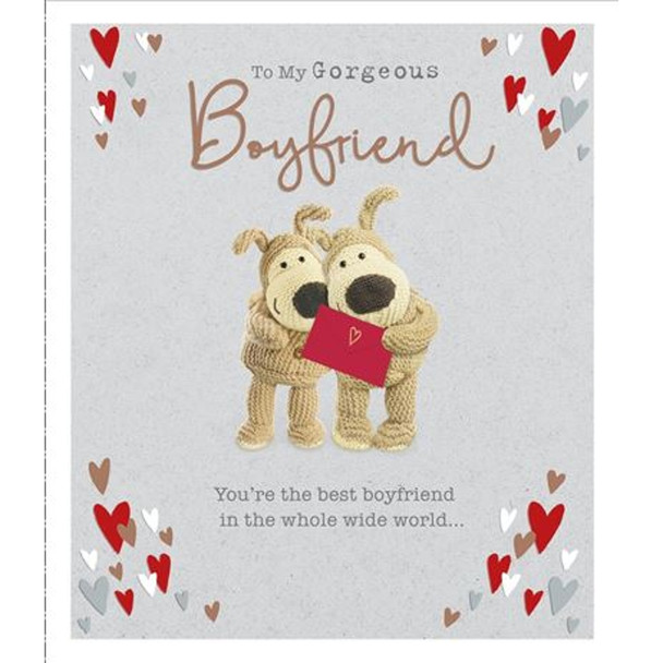 Boofles with Envelope Boyfriend Valentine's Day Card