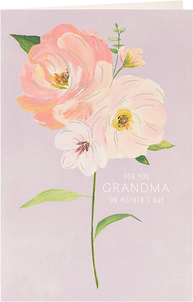 Flower Design Grandma Mother's Day Card