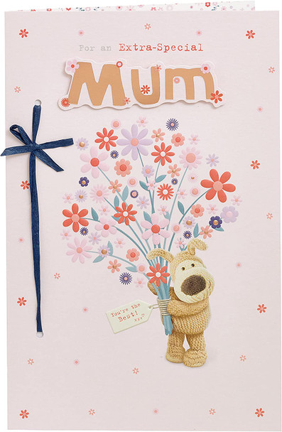 Cute Design And Large Bouquet Of Flowers Mum Birthday Card