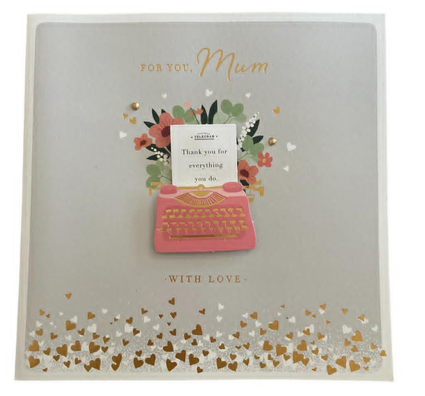 Mum Birthday Flowers & Message Card