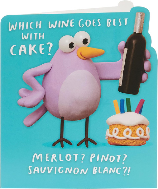 Funny Bird Design Birthday Card