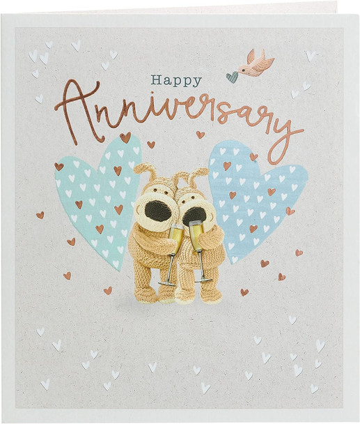 Cute Boofle Design Anniversary Card to a Special Couple