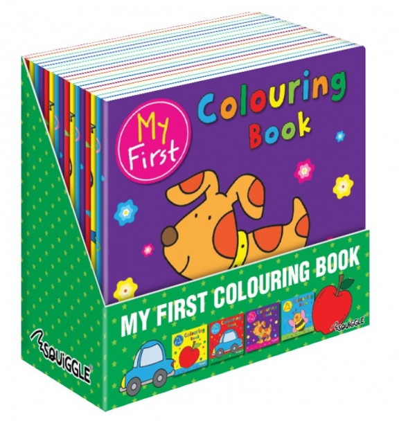 12 x My First Colouring Books 21x21cm