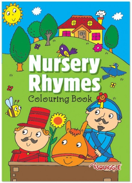 12 x Nursery Rhymes Colouring Books