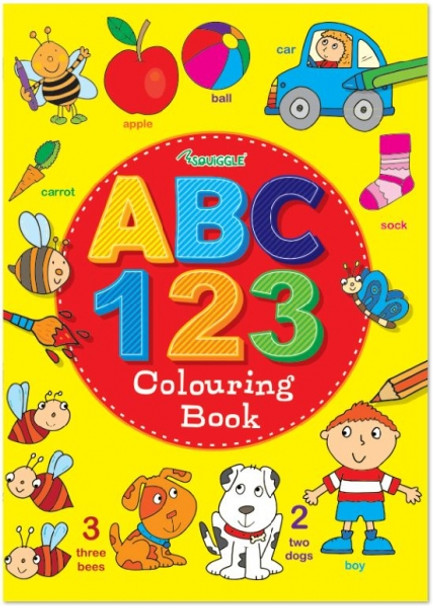 12 x ABC/123 Colouring Books