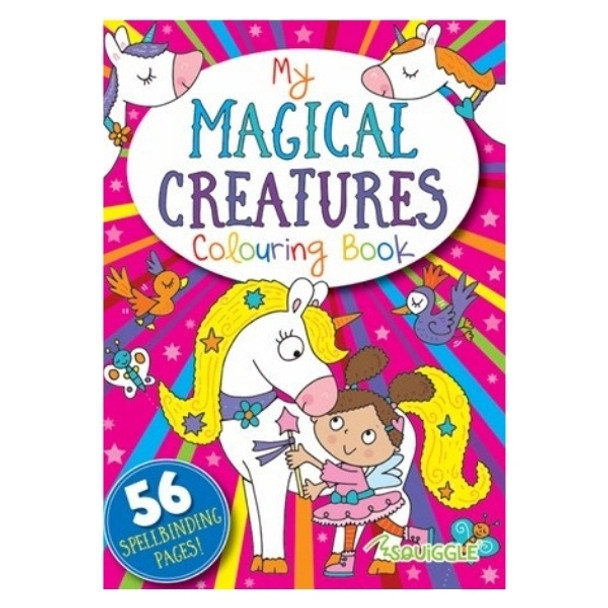 12 x Magical Creatures Colouring Books