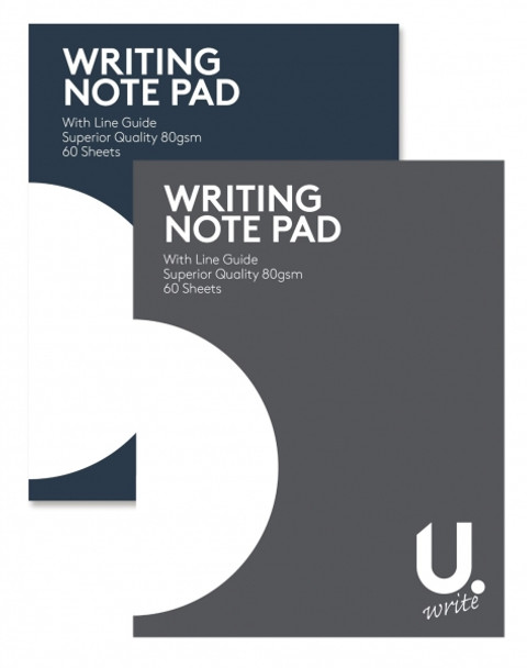 12 x 13.5x17.5cm 108 Pages Plain Writing Pads
