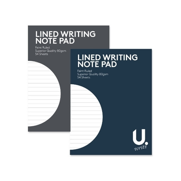 12 x 13.5x17.5cm 108 Pages Lined Writing Pads