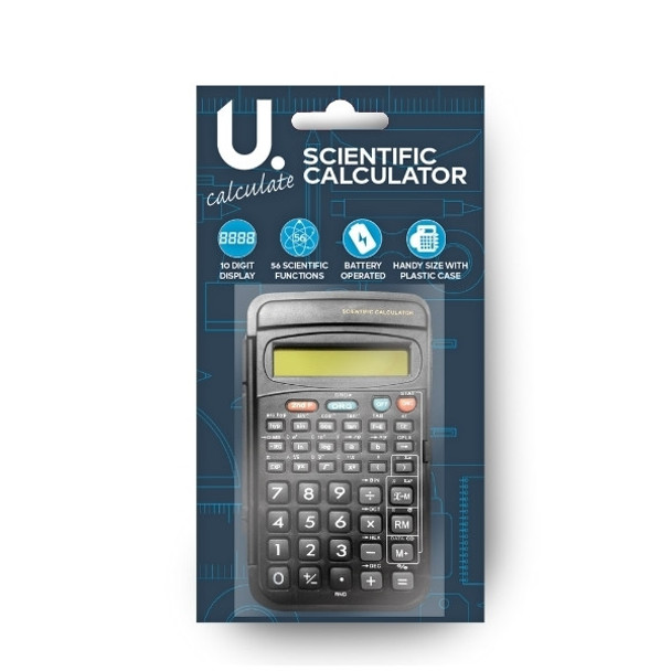 Pack of 12 Scientific Calculators with Case
