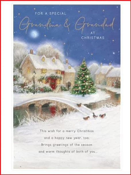 For A Special Grandma & Grandad Christmas Card