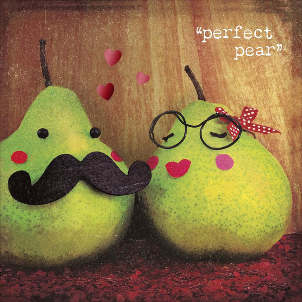Perfect Pear Design Anniversary Card