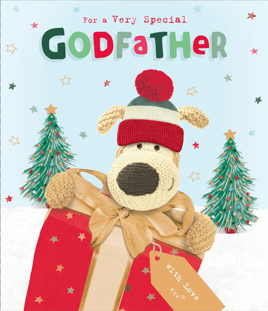 Boofle For A Very Special Godfather Christmas Card