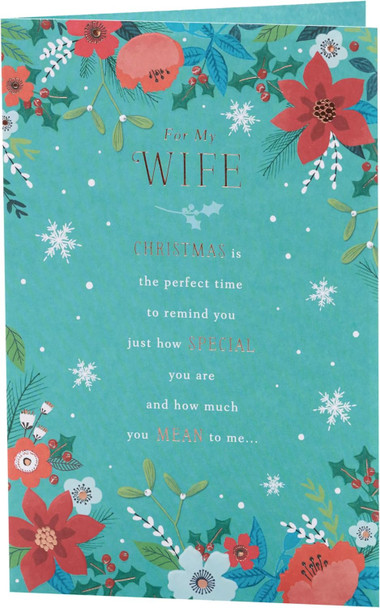 Heartfelt Design Wife Christmas Card