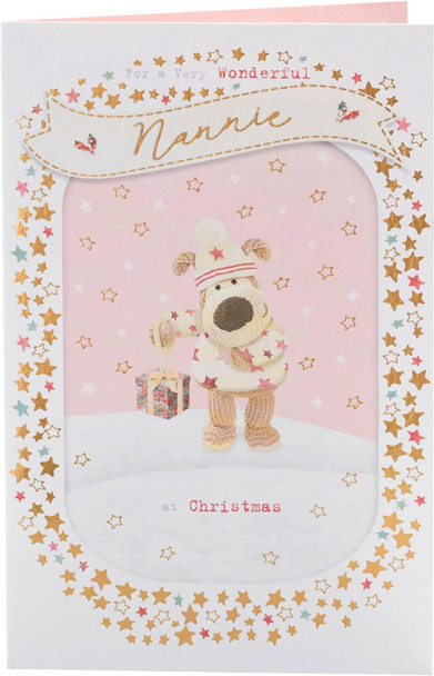 Boofle Very Wonderful Nannie Christmas Card