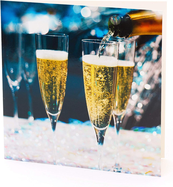 Camden Photographic Champagne Celebrations Open Birthday Card