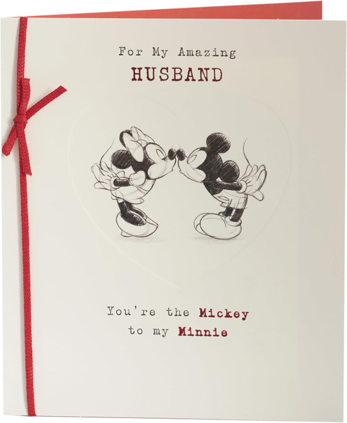 Mickey & Minnie Design Husband Birthday Card