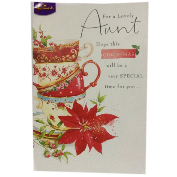 Lovely Aunt at Christmas, Christmas Greetings Card