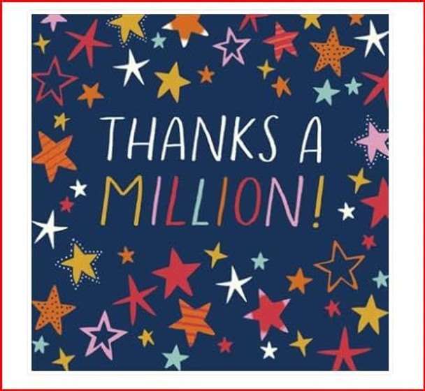 Star Design Thank You Card Star Design Thank You Card