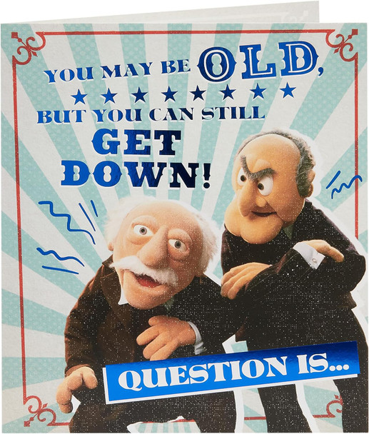 Disney Muppets Statler & Waldorf Design Birthday Card