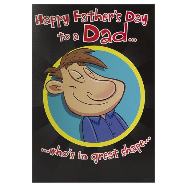 Hallmark Dad Father's Day Card Great Shape Medium
