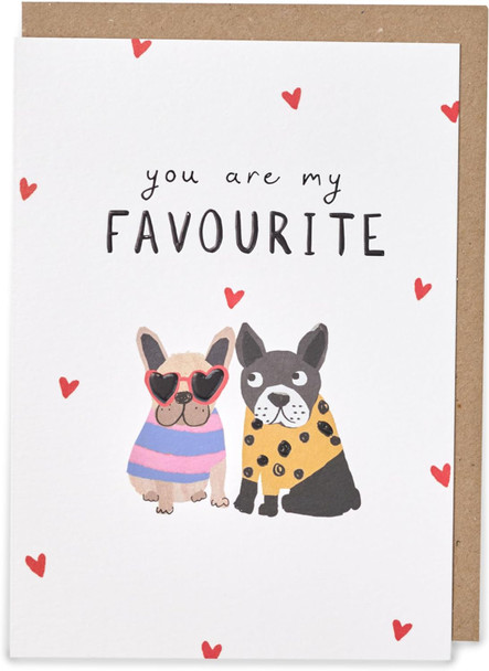 Kindred You Are My Favourite Valentine's Day Blank Card