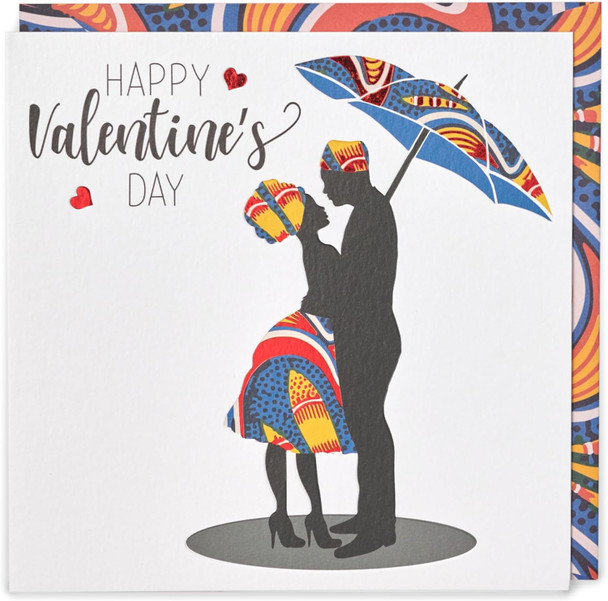 Kindred X Afrotouch Happy Valentine's Day Blank Card