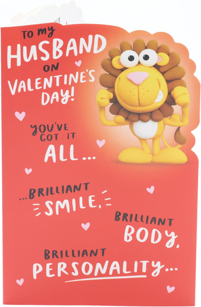 Funny Design Husband Valentine's Day Card