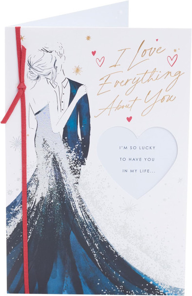 For The One I Love Stylish Design Valentine's Day Card