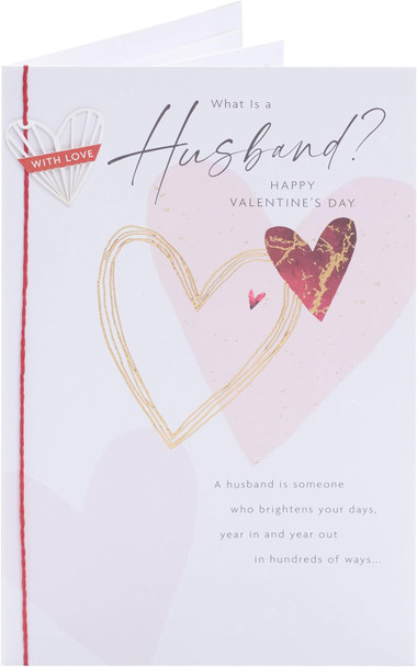 What is a Husband? Design Valentine's Day Card
