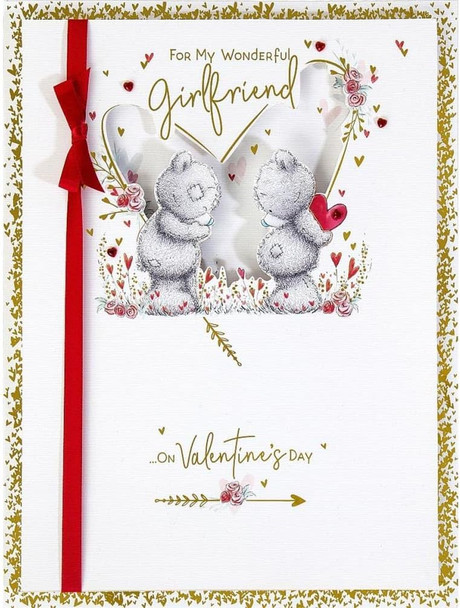 Me To You Bear Wonderful Girlfriend Valentine's Day Boxed Card