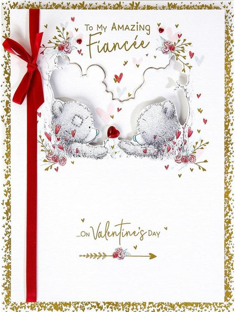 Me To You Bear Amazing Fiancee Valentine's Day Boxed Card