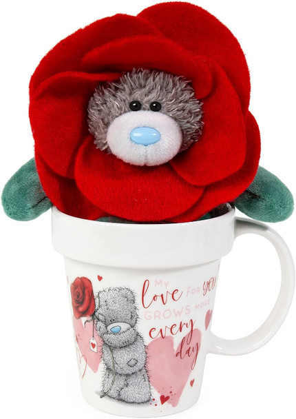 Me To You Plant Pot Mug and Rose Plush